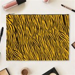 Yellow Zebra Stripes Cosmetic Bag (XL)