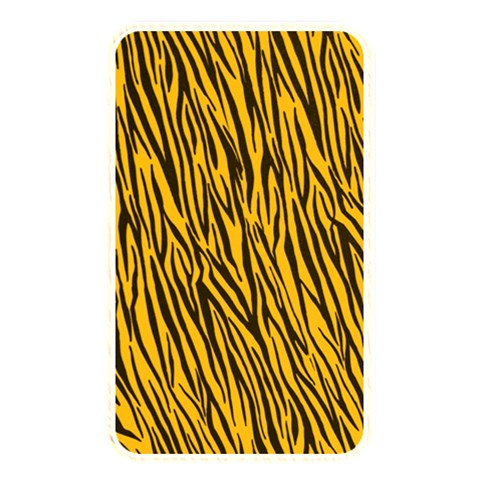 Yellow Zebra Stripes Memory Card Reader (Rectangular) from ArtsNow.com Front