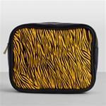 Yellow Zebra Stripes Mini Toiletries Bag (One Side)