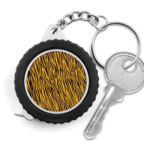 Yellow Zebra Stripes Measuring Tape from ArtsNow.com Front