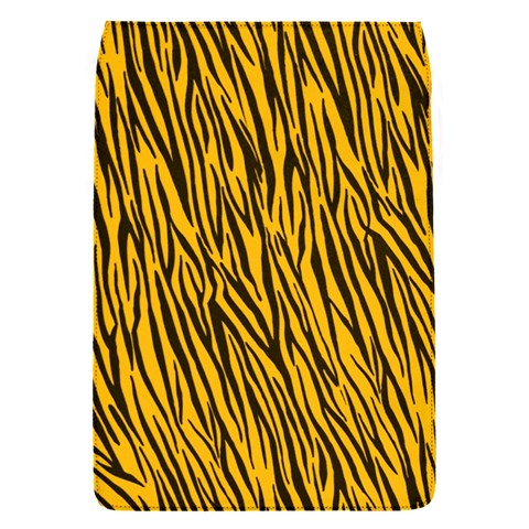 Yellow Zebra Stripes Removable Flap Cover (S) from ArtsNow.com Front