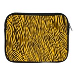 Yellow Zebra Stripes Apple iPad 2/3/4 Zipper Case