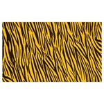 Yellow Zebra Stripes Samsung Note 4 Hardshell Back Case