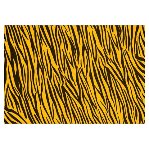 Yellow Zebra Stripes Samsung Galaxy Note 4 Case (White) from ArtsNow.com Front