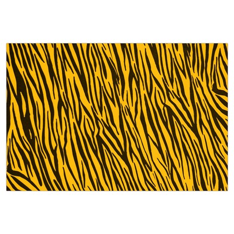 Yellow Zebra Stripes Samsung Galaxy Note 4 Case (Black) from ArtsNow.com Front