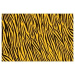 Yellow Zebra Stripes Samsung Galaxy Note 4 Case (Black)