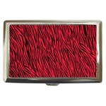 Red Zebra Stripes Cigarette Money Case