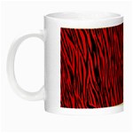 Red Zebra Stripes Night Luminous Mug