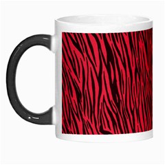 Red Zebra Stripes Morph Mug from ArtsNow.com Left