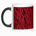 Red Zebra Stripes Morph Mug