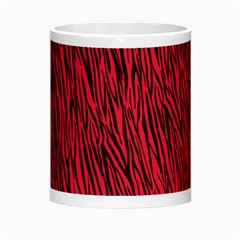 Red Zebra Stripes Morph Mug from ArtsNow.com Center