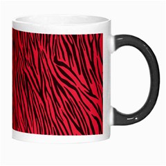 Red Zebra Stripes Morph Mug from ArtsNow.com Right