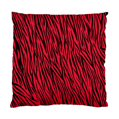 Red Zebra Stripes Standard Cushion Case (One Side) from ArtsNow.com Front