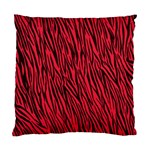 Red Zebra Stripes Standard Cushion Case (One Side)