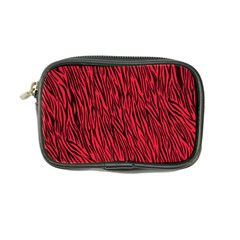 Red Zebra Stripes Coin Purse from ArtsNow.com Front