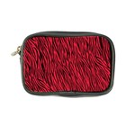 Red Zebra Stripes Coin Purse