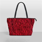 Red Zebra Stripes Classic Shoulder Handbag