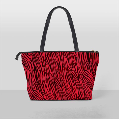 Red Zebra Stripes Classic Shoulder Handbag from ArtsNow.com Back