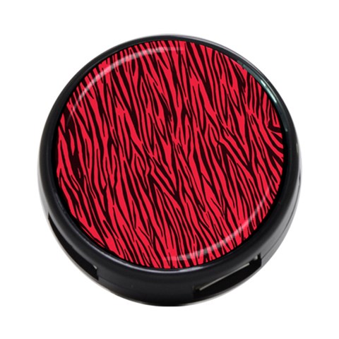 Red Zebra Stripes 4 Front