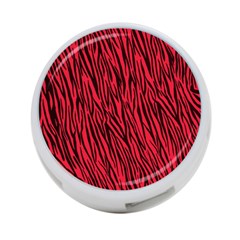 Red Zebra Stripes 4 Front