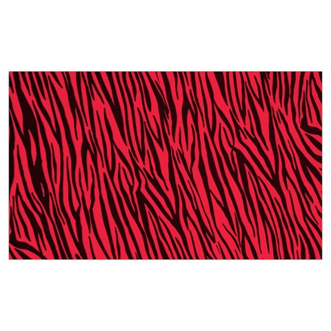 Red Zebra Stripes Samsung Note 4 Hardshell Back Case from ArtsNow.com Front