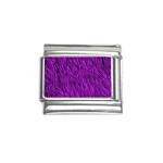 Purple Zebra Stripes Italian Charm (9mm)