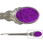 Purple Zebra Stripes Letter Opener