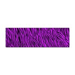 Purple Zebra Stripes Sticker (Bumper)