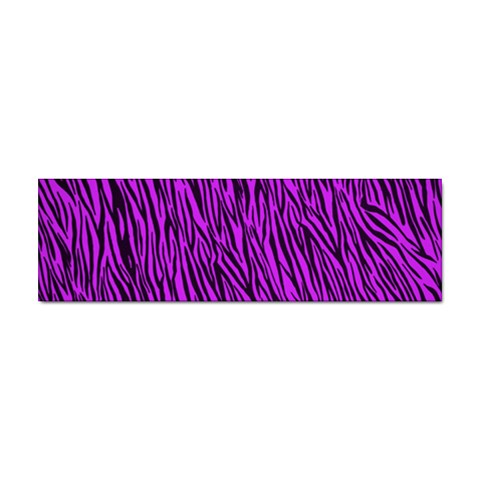 Purple Zebra Stripes Sticker Bumper (10 pack) from ArtsNow.com Front