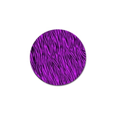 Purple Zebra Stripes Golf Ball Marker from ArtsNow.com Front