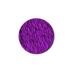 Purple Zebra Stripes Golf Ball Marker