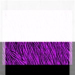 Purple Zebra Stripes Jigsaw Puzzle (Rectangular)