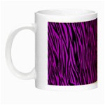 Purple Zebra Stripes Night Luminous Mug