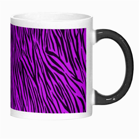 Purple Zebra Stripes Morph Mug from ArtsNow.com Right