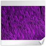 Purple Zebra Stripes Canvas 20  x 20 