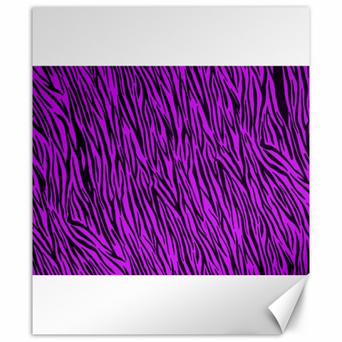 Purple Zebra Stripes Canvas 20  x 24  from ArtsNow.com 19.57 x23.15  Canvas - 1