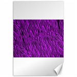 Purple Zebra Stripes Canvas 20  x 30 