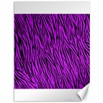 Purple Zebra Stripes Canvas 36  x 48 