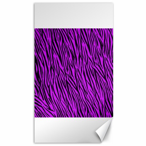 Purple Zebra Stripes Canvas 40  x 72  from ArtsNow.com 39.28 x69.23  Canvas - 1