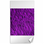 Purple Zebra Stripes Canvas 40  x 72 