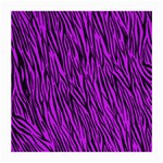 Purple Zebra Stripes Medium Glasses Cloth (2 Sides)