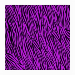 Purple Zebra Stripes Medium Glasses Cloth (2 Sides) from ArtsNow.com Back