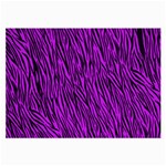 Purple Zebra Stripes Large Glasses Cloth