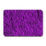 Purple Zebra Stripes Small Doormat