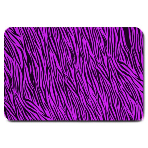 Purple Zebra Stripes Large Doormat from ArtsNow.com 30 x20  Door Mat