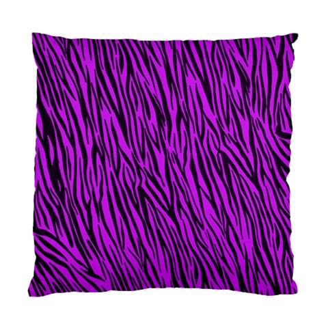 Purple Zebra Stripes Standard Cushion Case (One Side) from ArtsNow.com Front