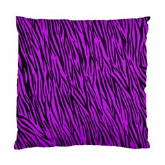 Purple Zebra Stripes Standard Cushion Case (Two Sides) from ArtsNow.com Front