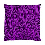 Purple Zebra Stripes Standard Cushion Case (Two Sides)