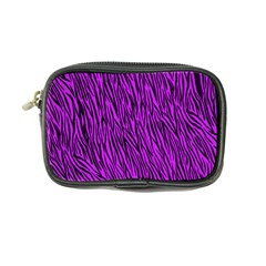 Purple Zebra Stripes Coin Purse from ArtsNow.com Front