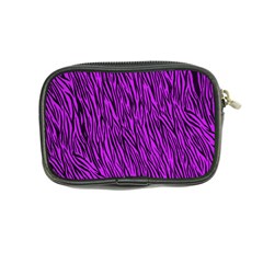 Purple Zebra Stripes Coin Purse from ArtsNow.com Back